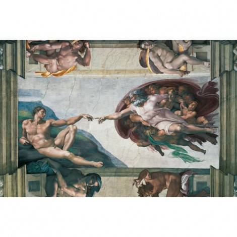 Imagine 1Puzzle Michelangelo - Crearea Lui Adam, 5000 Piese