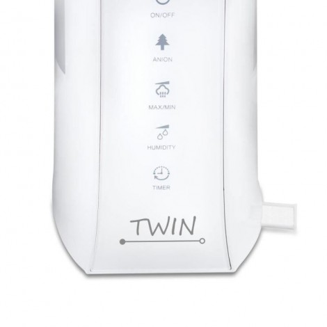 Imagine 5Umidificator cu ionizare si difuzor arome TWIN alb