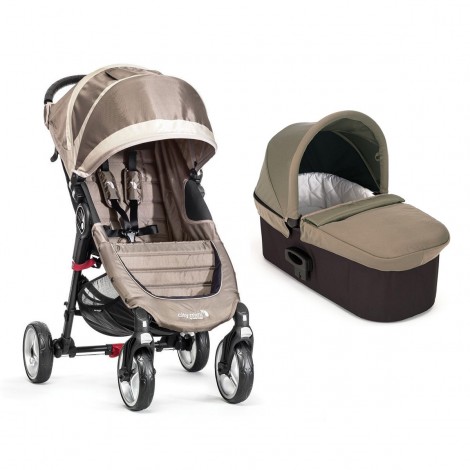 Imagine 1Carucior City Mini 4 Sand Stone sistem 2 in 1
