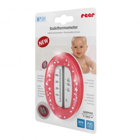 Imagine 2Termometru de baie oval red-berry Reer