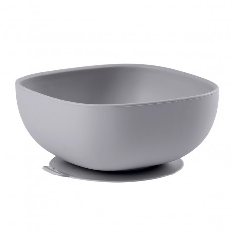 Imagine 1Bol silicon cu ventuza gri