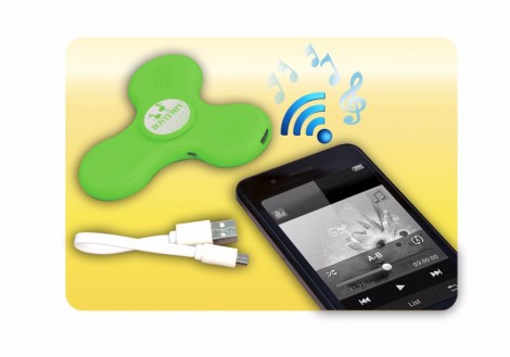 Imagine 4Spinner Wireless cu Efecte Luminoase, Alb