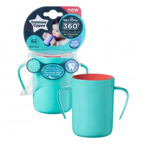 Imagine 1CANA EASYFLOW 360 HANDLED 200 ML, 6LUNI+, TURQOISE