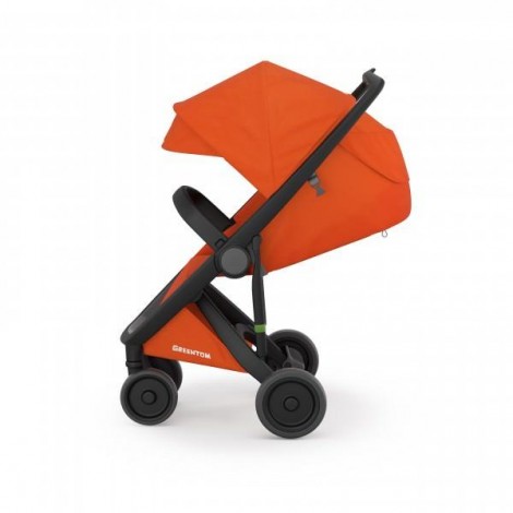 Imagine 3Carucior Greentom Classic Upp 100% Ecologic Black Orange