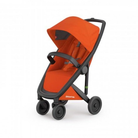 Imagine 1Carucior Greentom Classic Upp 100% Ecologic Black Orange