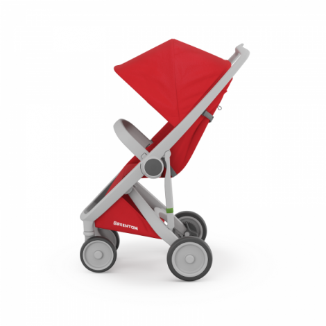 Imagine 3Carucior Greentom Classic Upp 100% Ecologic Grey Red