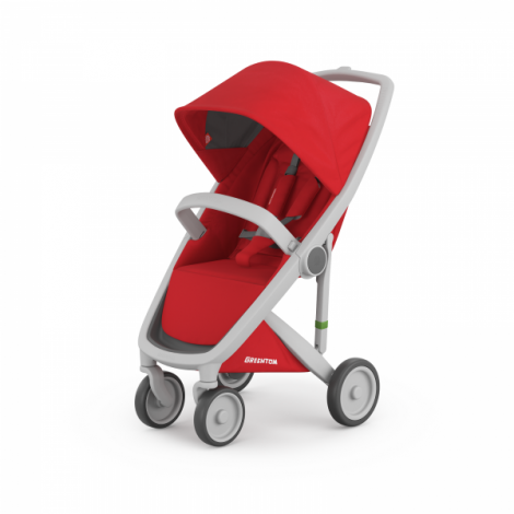 Imagine 1Carucior Greentom Classic Upp 100% Ecologic Grey Red
