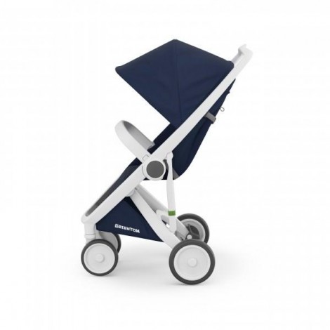 Imagine 2Carucior Greentom Classic Upp 100% Ecologic White Blue