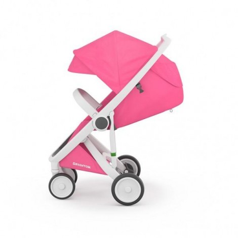 Imagine 3Carucior Greentom Classic Upp 100% Ecologic White Pink