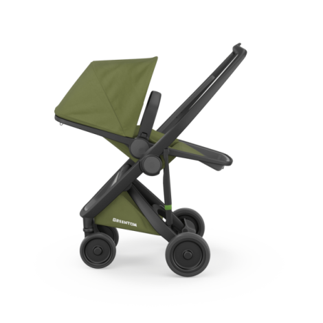 Imagine 2Carucior Greentom Reversible 100% Ecologic - Black Olive