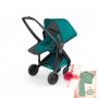 Imagine 1Carucior Greentom Reversible 100% Ecologic - Black Teal