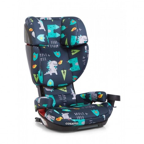 Imagine 3Scaun Auto Cu Isofix 15-36 Kg Skippa Fix Dragon Kingdom
