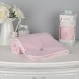 Imagine 6Paturica reversibila din tricot/fleece 90x70 cm Comfi Love Pink