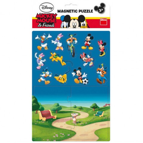 Imagine 1Puzzle magnetic - Mickey si prietenii