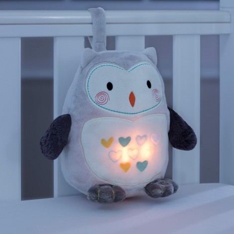 Imagine 3Dispozitiv pentru sunet si lumina Bufnita Ollie (0m+)