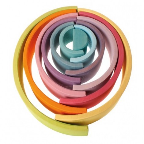 Imagine 4PASTEL RAINBOW - CURCUBEU CU 12 PIESE
