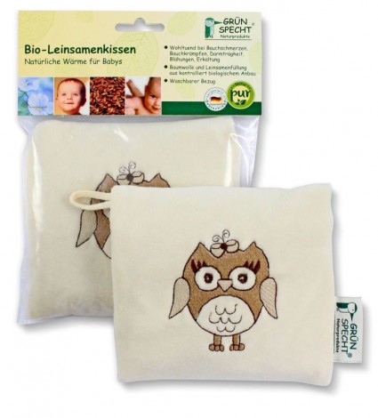 Imagine 1Pernuta anticolici cu samburi de in BIO - Bufnita