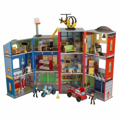 Imagine 10Everyday Heroes Wooden Play Set