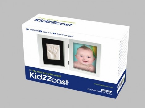 Imagine 2Kit Amprenta Bebelus 2D My First Print of Frame Rama Alba