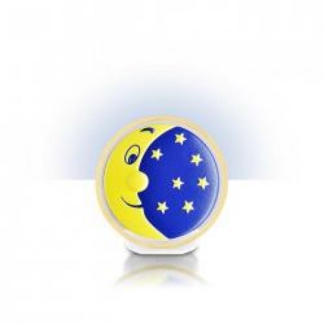 Imagine 1Lampa de veghe cu LED, motiv luna si stele