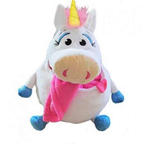 Imagine 1Mascota Tummy Stuffers Unicorn Alb