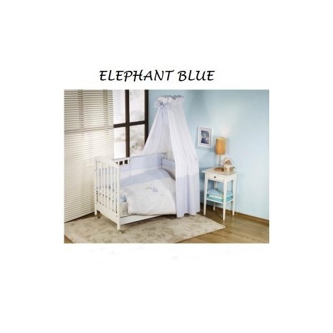 Imagine 1Set Lenjerie de Pat 2 Piese Elephant Blue