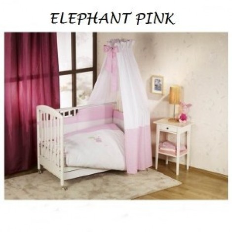 Imagine 1Set Lenjerie de Pat 2 Piese Elephant Pink