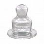 Imagine 3Biberon sticla 125 ml cu tetina silicon Pink