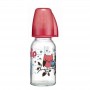 Imagine 1Biberon sticla 125 ml cu tetina silicon Pink