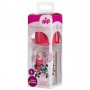 Imagine 2Biberon sticla 125 ml cu tetina silicon Pink