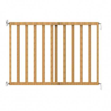 Imagine 1Poarta de siguranta extensibila 64 – 100 cm, lemn natur