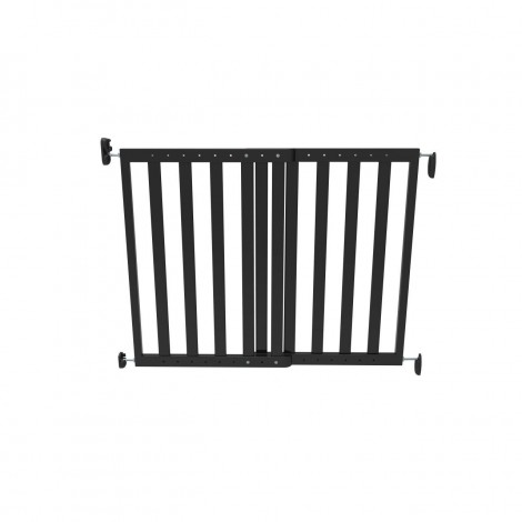 Imagine 1Poarta de siguranta extensibila 64 – 100 cm, lemn negru