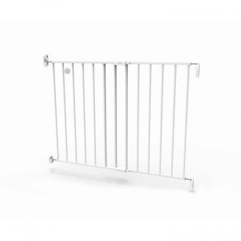 Imagine 5Poarta de siguranta extensibila 62 – 102 cm, metal alb