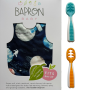 Imagine 1Pachet Pre-lingurite NumNum® GOOtensils™ Original Colors +BapronBaby® Outer Space