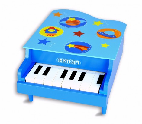 Imagine 1Pian din lemn cu 8 clape bleu