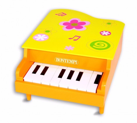 Imagine 1Pian din lemn cu 8 clape galben