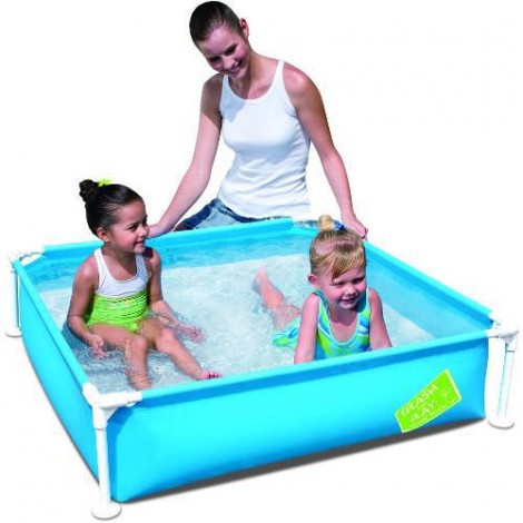 Imagine 3Piscina cu Cadru Metalic 122 cm Bleu