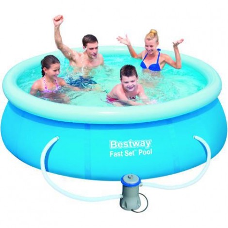 Imagine 1Piscina Easy Set cu Pompa de Filtrare