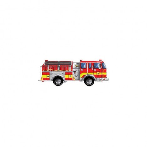 Imagine 1Puzzle de podea gigant Masina de pompieri