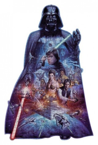 Imagine 1Puzzle Star Wars - Silueta, 1000 piese
