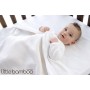 Imagine 2Lenjerie complet din bambus pentru pat bebelus, 3 piese