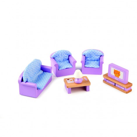 Imagine 1Mobilier living pentru casuta papusii