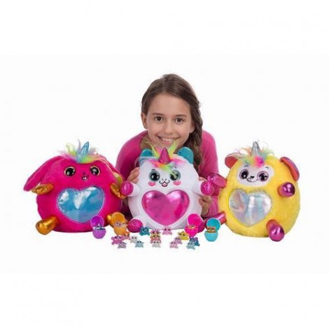 Imagine 2Jucarie de Plus Unicorn Curcubeu in Ou Surpriza Galben